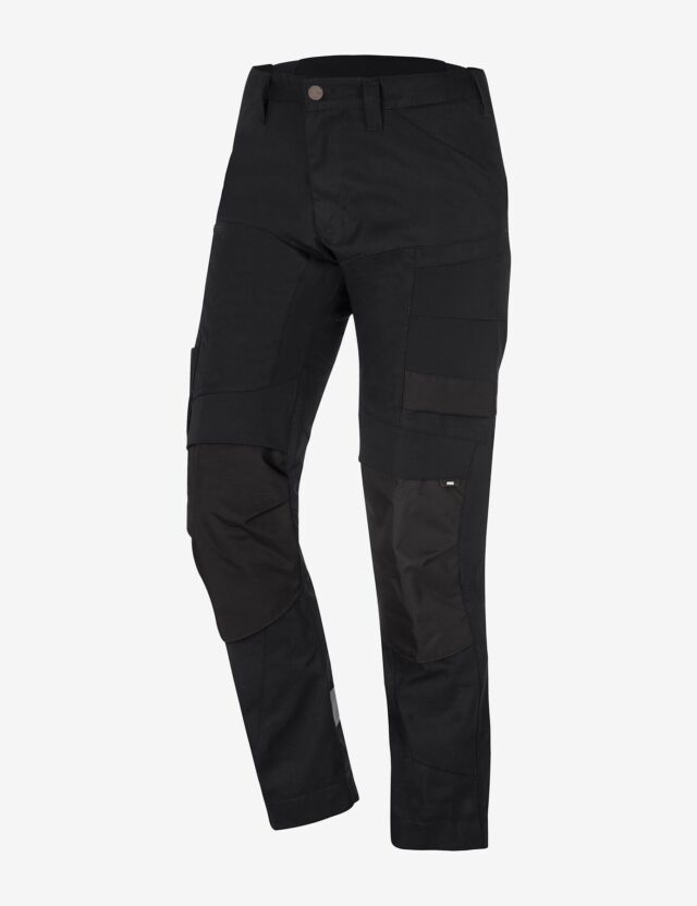 FHB LEO Arbeitshose elastisch, schwarz