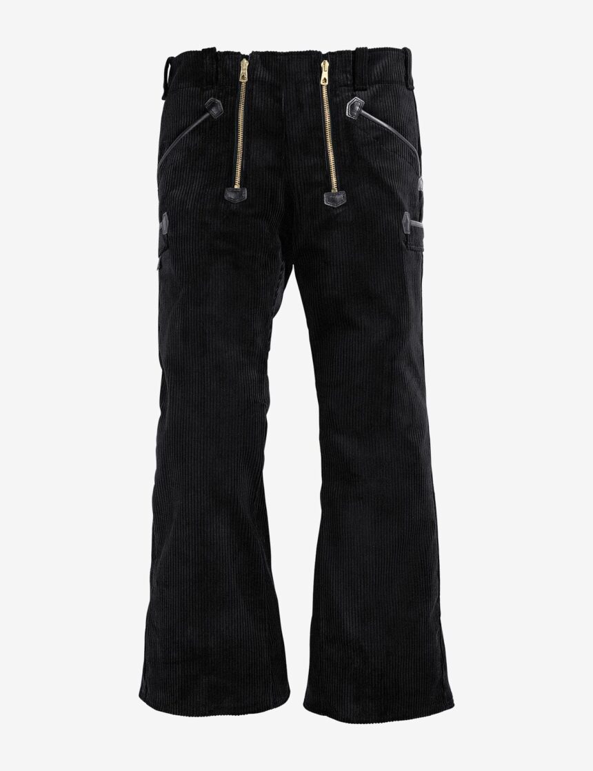 FHB MICHAEL Zunfthose Trenkercord  Dreidraht, schwarz, Gr. 26