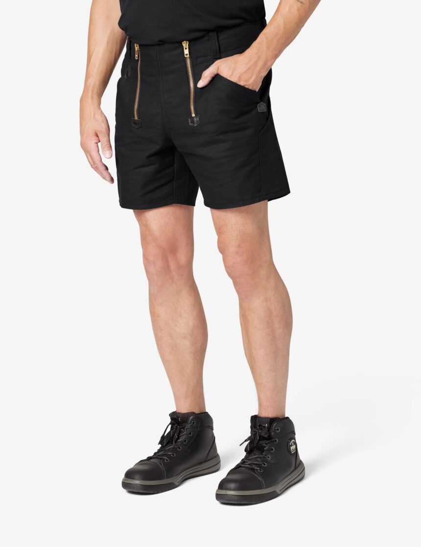 FHB JO Zunft-Shorts kurz Rips-Moleskin, schwarz, Gr. 50