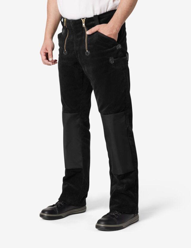 FHB ULRICH Zunfthose Trenkercord, schwarz