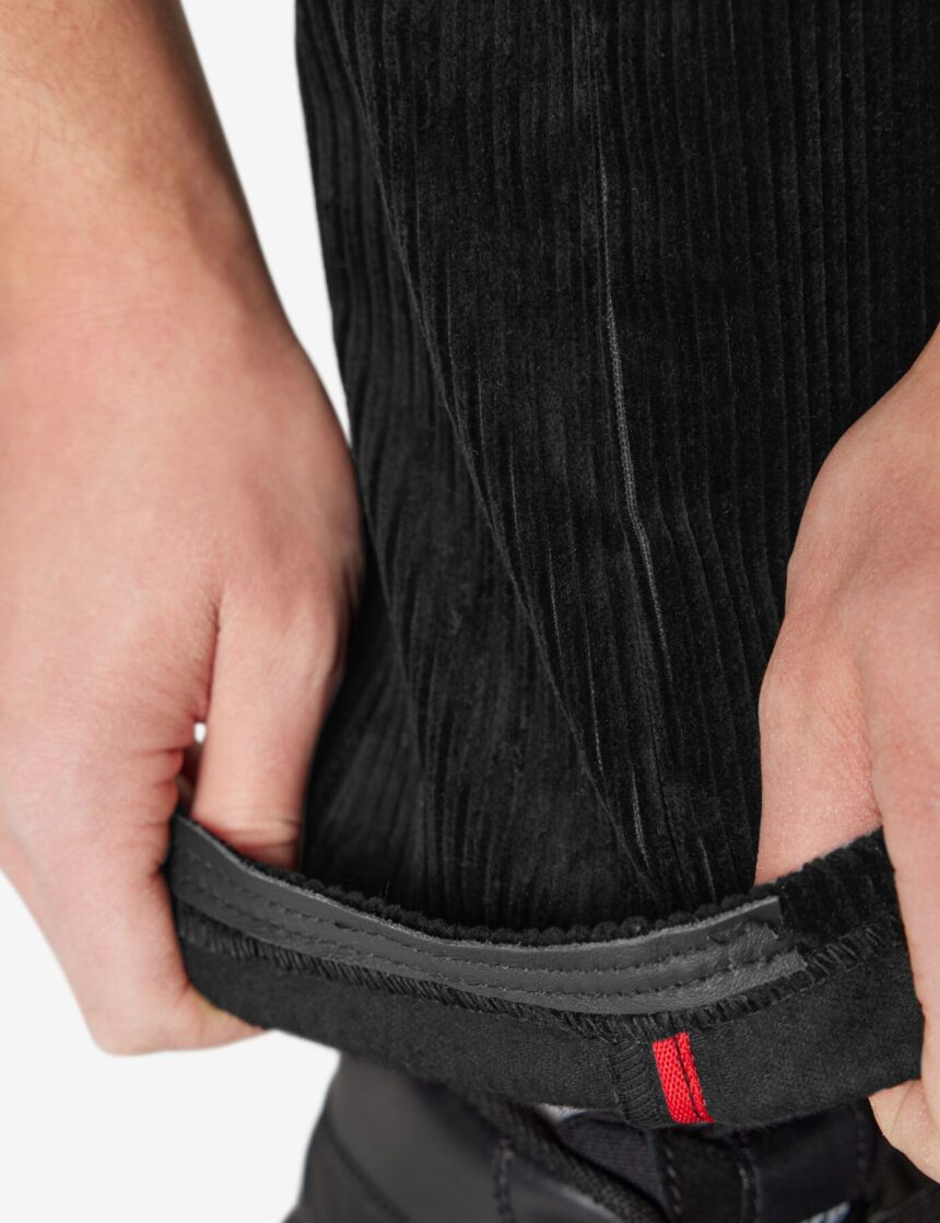 FHB MICHAEL Zunfthose Trenkercord  Dreidraht, schwarz, Gr. 26