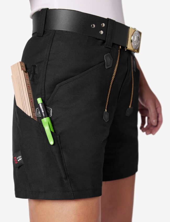 FHB JO Zunft-Shorts kurz Rips-Moleskin, schwarz, Gr. 50