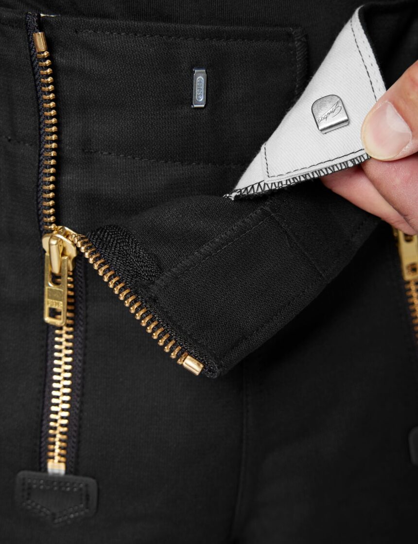 FHB JO Zunft-Shorts kurz Rips-Moleskin, schwarz, Gr. 50