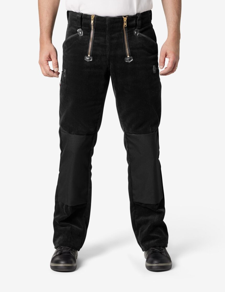 FHB ULRICH Zunfthose Trenkercord, schwarz