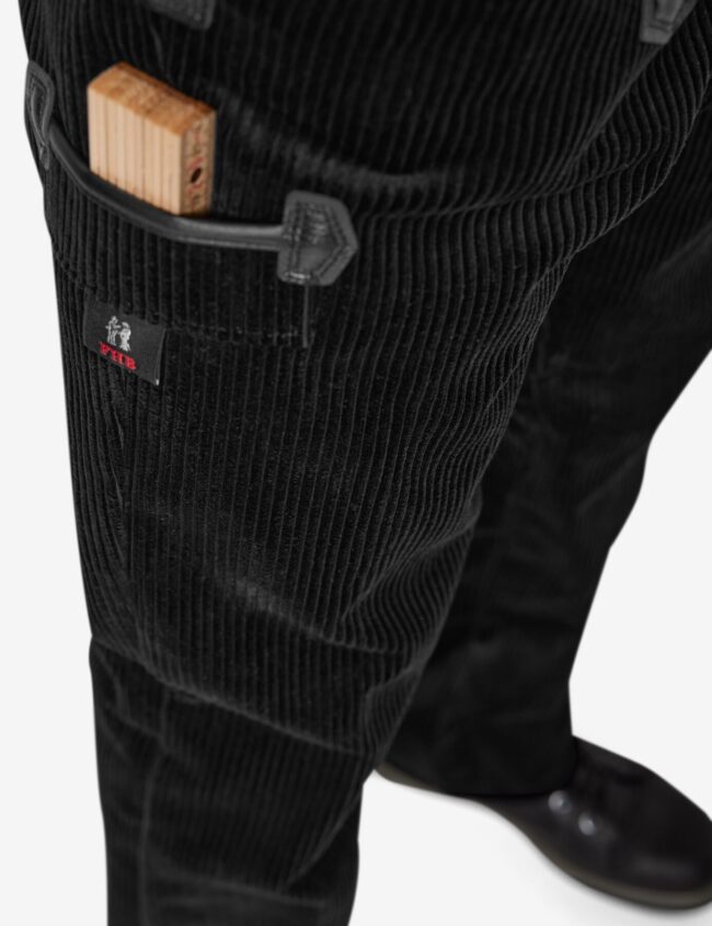 FHB PAUL Zunfthose Trenkercord, schwarz, Gr. 52