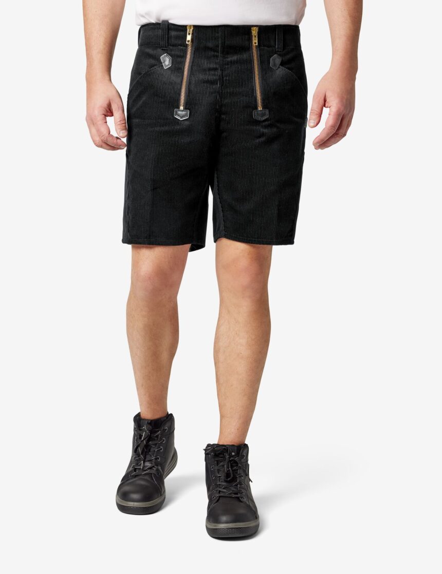 FHB HANS Zunft-Shorts Genuacord, schwarz, Gr. 44