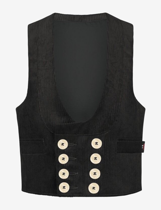 FHB PAUL Zunfthose Trenkercord, schwarz, Gr. 29