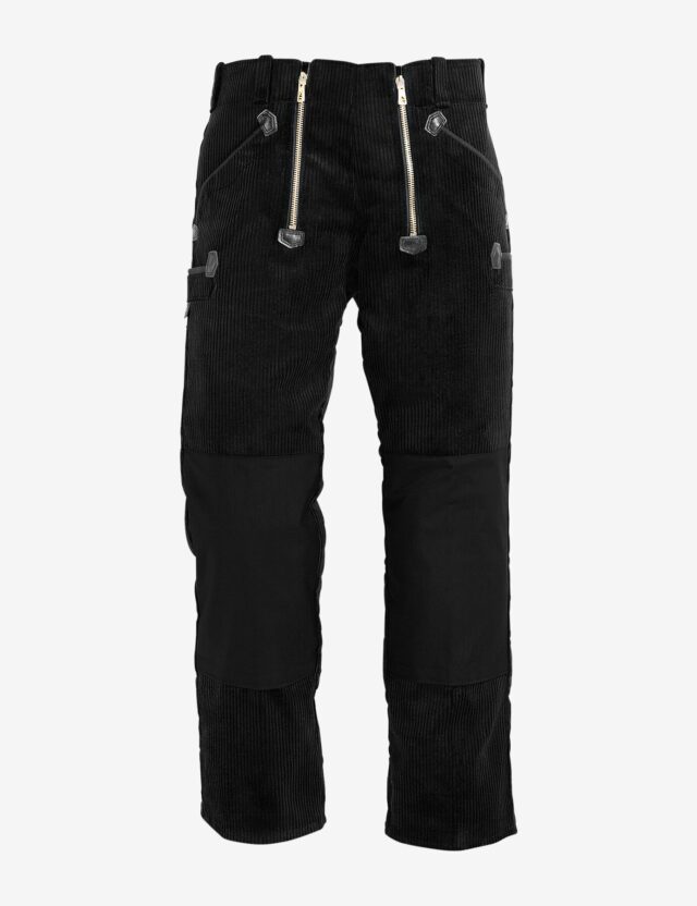 FHB ULRICH Zunfthose Trenkercord, schwarz