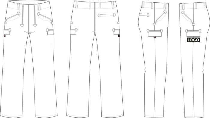 FHB PAUL Zunfthose Trenkercord, schwarz, Gr. 52