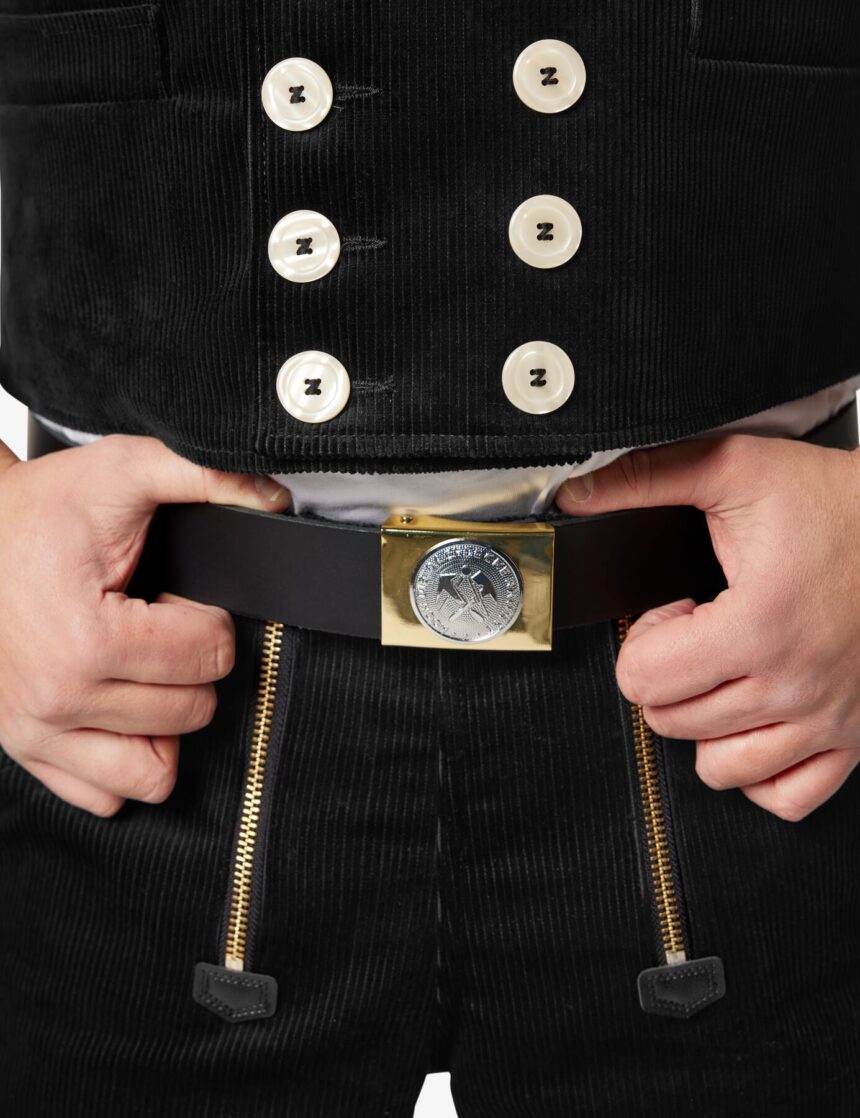 FHB HANS Zunft-Shorts Genuacord, schwarz, Gr. 44