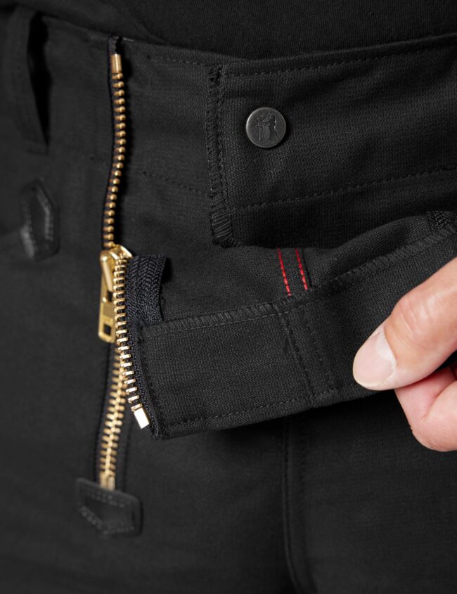 FHB JO Zunft-Shorts kurz Rips-Moleskin, schwarz, Gr. 42