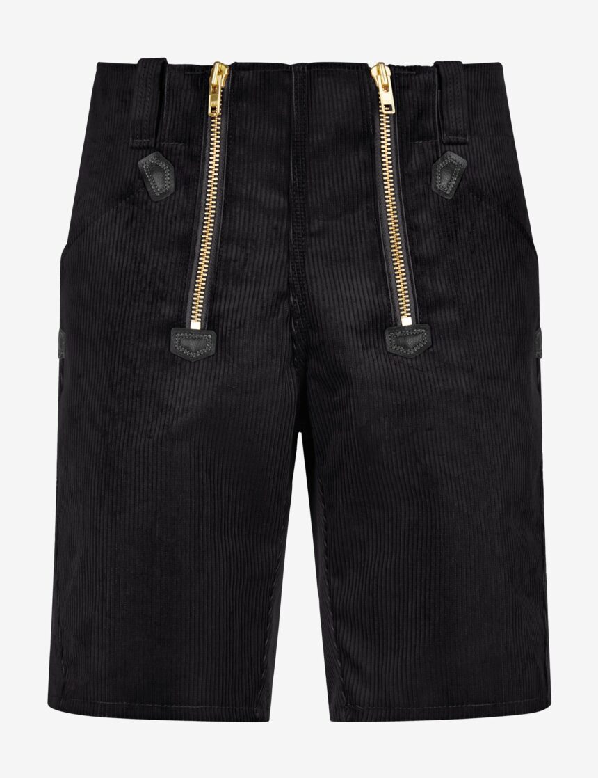 FHB HANS Zunft-Shorts Genuacord, schwarz, Gr. 44