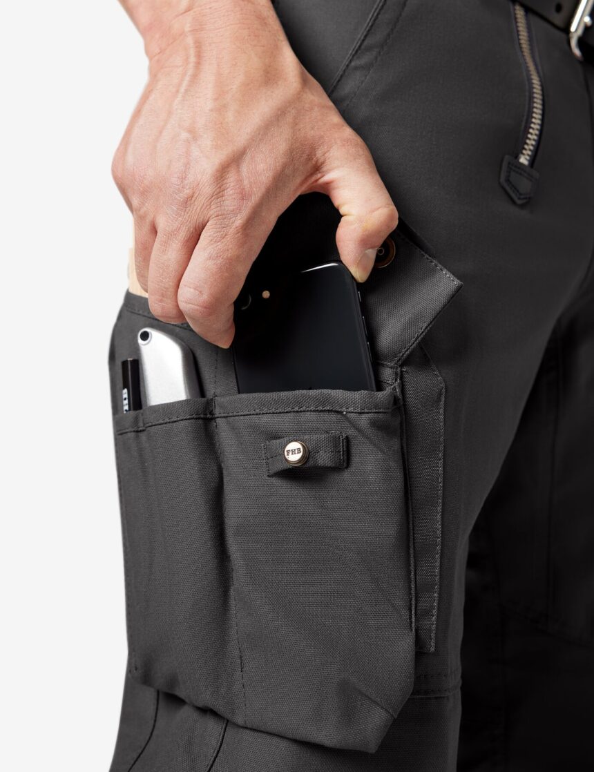 FHB SEBASTIAN Zunfthose Canvas und Cordura, schwarz, Gr. 86