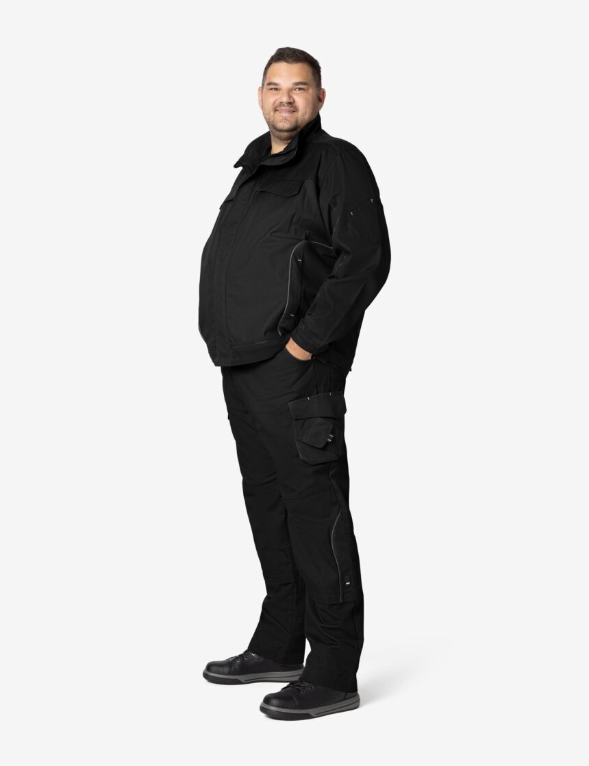 FHB BRUNO Arbeitshose, schwarz, Gr. 84